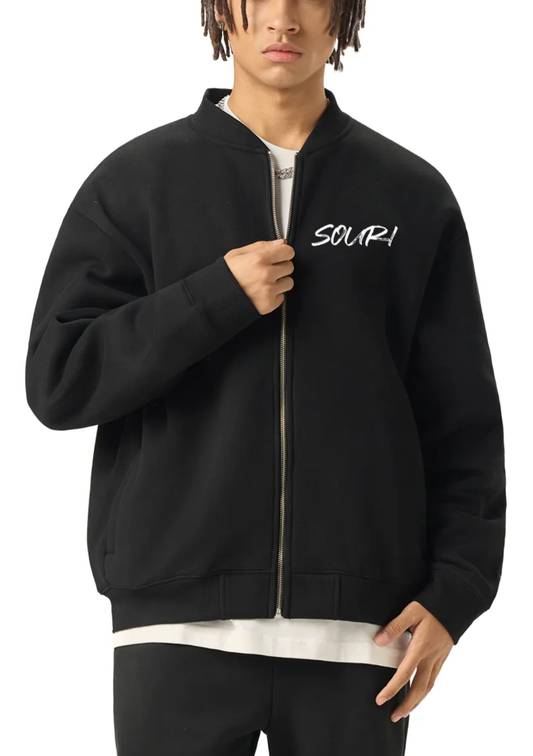 Souri Fleeced Varsity Jacket